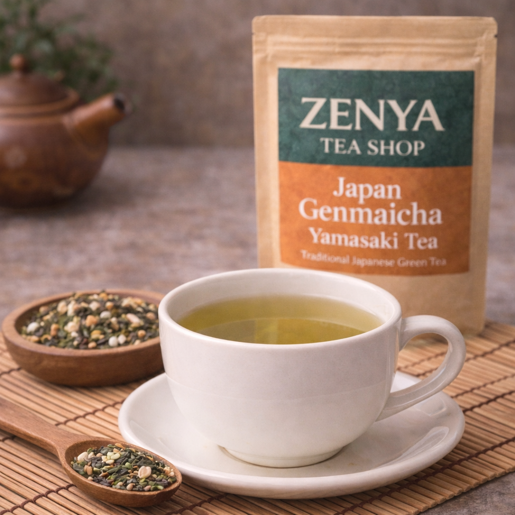 Japan Genmaicha Yamasaki Green Tea - Toasted Rice "Popcorn Tea"