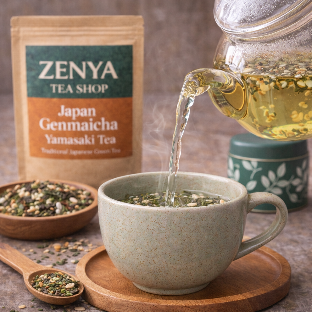 Japan Genmaicha Yamasaki Green Tea - Toasted Rice "Popcorn Tea"