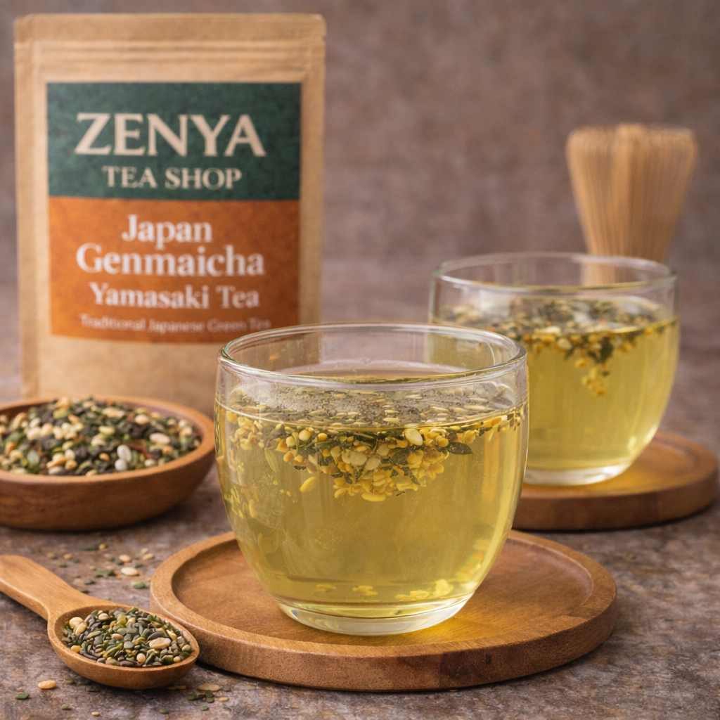 Japan Genmaicha Yamasaki Green Tea - Toasted Rice "Popcorn Tea"