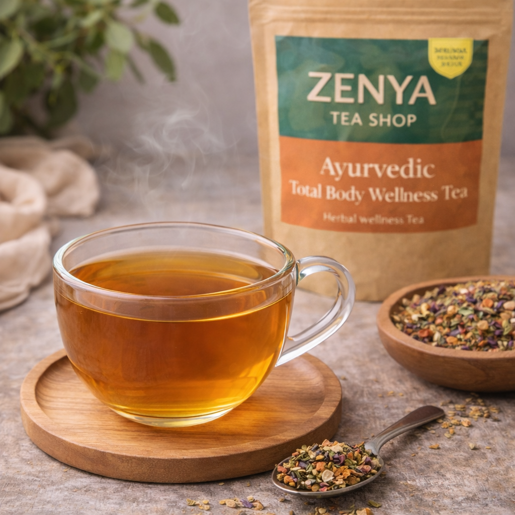 Cleanse & Refresh Herbal Loose Leaf Tea - Detox & Digest Blend with Ginger, Tulsi & Dandelion - Caffeine Free