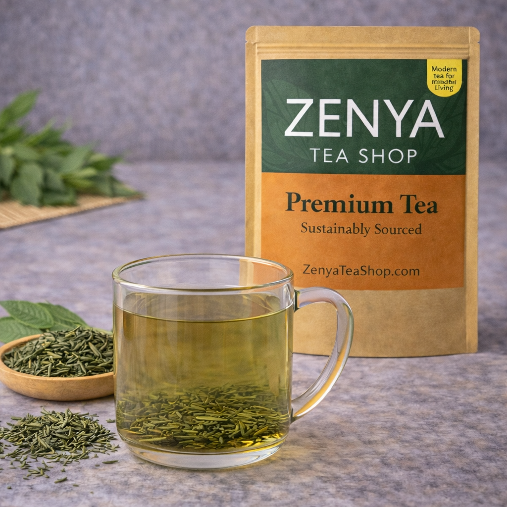 Decaf Sencha Kyushu Green Tea - Premium Japanese Steamed Green Tea - Smooth & Grassy Flavor - Caffeine Free