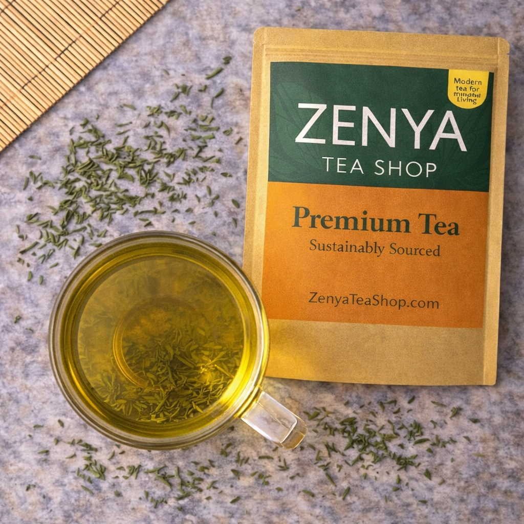 Decaf Sencha Kyushu Green Tea - Premium Japanese Steamed Green Tea - Smooth & Grassy Flavor - Caffeine Free